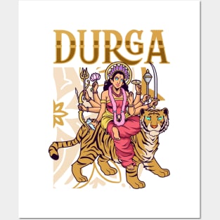 Hindu God - Durga Posters and Art